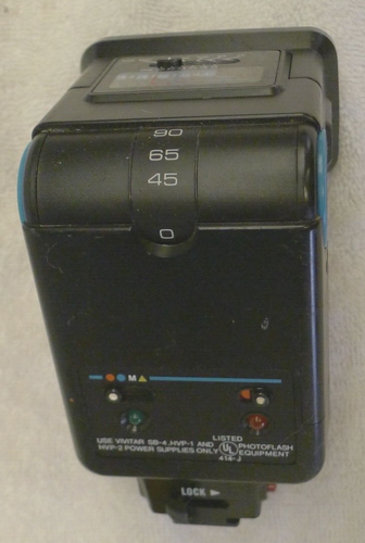 Vivitar Zoom Thyristor 2500 Shoe Mount Flash - TESTED & Works - Picture 7 of 8