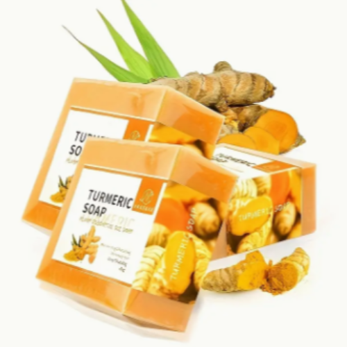 2pcs 100g Turmeric Soap, Natural Turmeric Soap, Effective Moisturizing Deep Clea - Picture 6 of 6