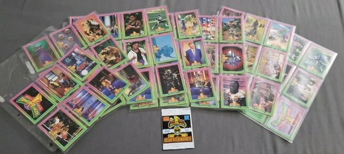 Mighty Morphin Power Rangers Trading Cards 1994 Set of 71 & McD Pog Vtg Lot Gift - Picture 1 of 11