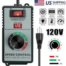 120V Adjuster Variable Speed Controller for Router Fan Electric Motor Rheostat