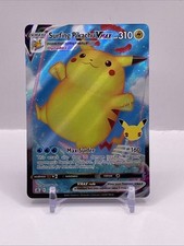 Pokemon 2021 Surfing Pikachu VMAX 009/025 Celebrations 25th Yr Holo NM