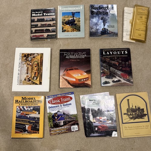 Model Train Book Lot Century Of Model Trains Allen Levy Steam Layouts Read