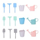  3 Sets Small Watering Can Kids Mini Garden Hand Tools Plastic for Gardening