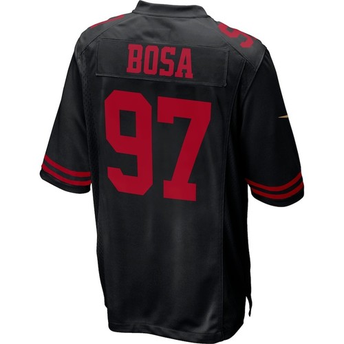 Camiseta Nike NFL Nick Bosa San Francisco 49ers Niños M (10-12) Cuello Redondo Negra Roja - Imagen 13 de 13