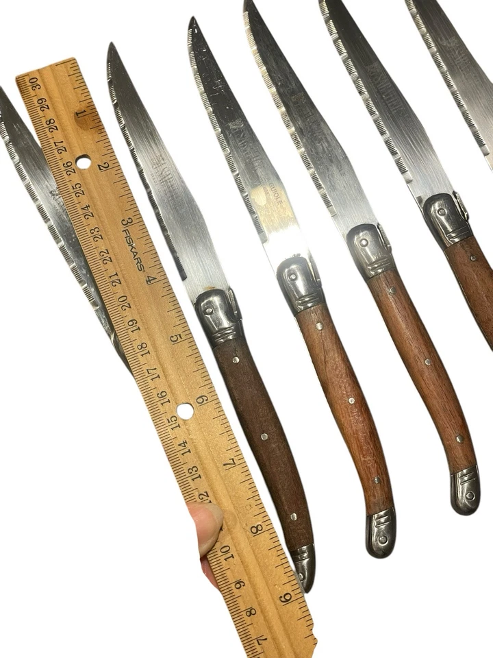 Sabatier 牛排刀 6 件套 La Guiole The Bee 法国制造木质手柄 — 第 4/4 张图片