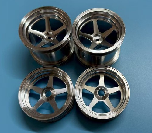 Dhawk CNC 2.2" RC10T Aluminum Wheels (Front Narrow) Team Associated RC10gt - Picture 1 of 5