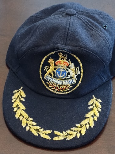 Squadron Master Wool Blend Baseball Hat Cap Made In France Long Bill - Picture 1 of 11