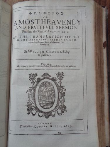 1629 WORKES OF MR WILLIAM COWPER BISHOP GALLOWAY + COMMENTARY ON THE REVELATION - Picture 14 of 17