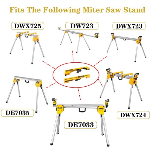 Miter Saw Mounting Brackets (2 Pack) Large, fits for DW723 DWX723 DWX724 DWX7... - Picture 6 of 7