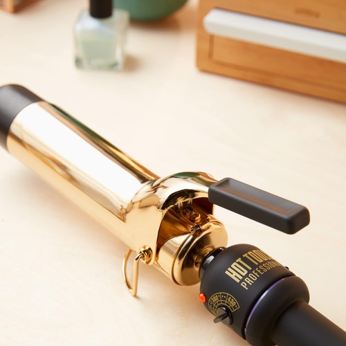 HOT TOOLS 2018 MODEL Pro Artist 24K Gold Curling Long Lasting,Defined 1 1/2 in - Picture 5 of 9