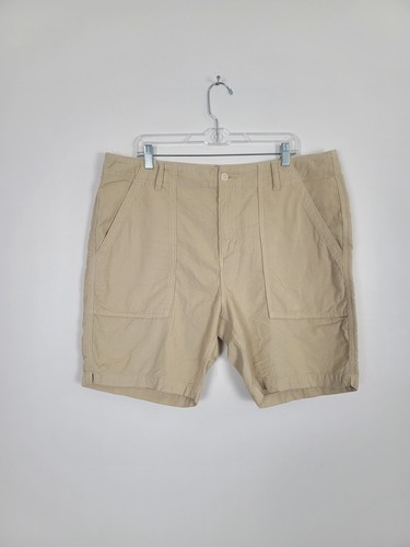 Outerknown Cord Shorts Herren Gr. 38 Creme Elfenbein Strand Bio Baumwolle - Bild 2 von 7