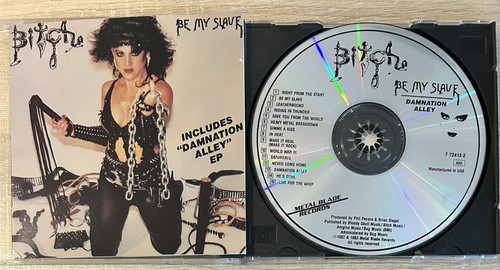 BITCH Be My Slave Damnation Alley 1989 CD Omen Battle Cry Savatage Iron Maiden