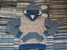 KAPITAL HOODED PARKA GRAY NAVY WITH SASHIKO STITCHING ACCEPTABLE Used Japan