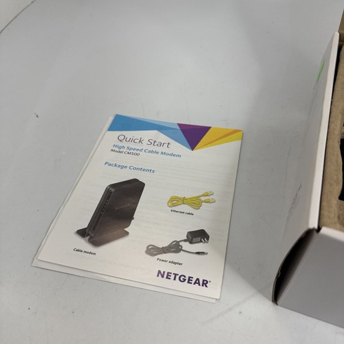 Netgear High-Speed Cable Modem DOCSIS 3.0 680Mbps Download Speed Black - Picture 5 of 5
