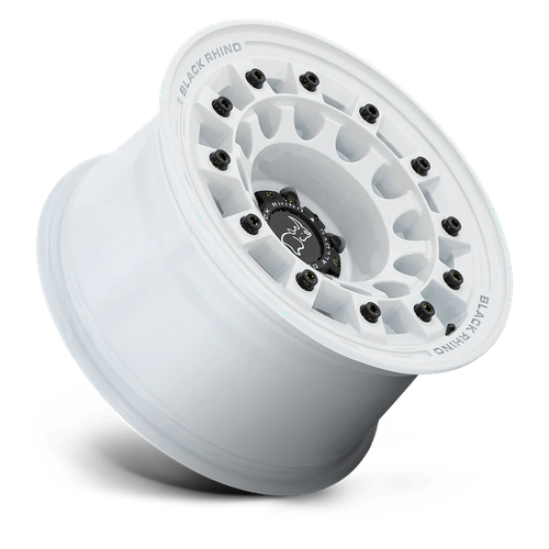 17x8 Black Rhino Fuji Gloss White Wheel 5x4.5 (30mm) - 第 2/7 張圖片