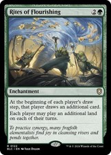 Rites of Flourishing - Commander: Bloomburrow BLC - MTG - NM Magic - 122 R