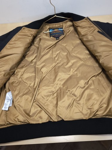 Vtg Eddie Bauer 1936 Skyliner Model Goose Down Quilted Bomber Jacket Mens XL - Picture 8 of 11