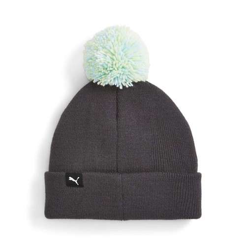 PUMA Mixmatch Pom Pom Beanie Youth Girls Size OSFA  Athletic Casual 02479801 - Picture 2 of 2