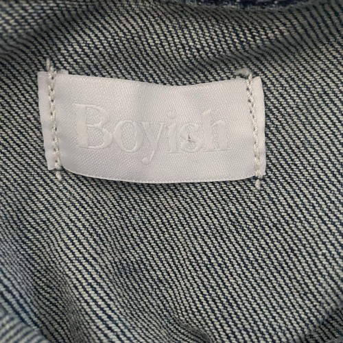 BOYISH The Emmett Jeanskleid in Mirror Blue Puffärmel Damen M - Bild 14 von 20