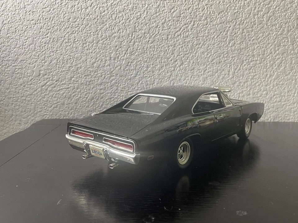 ERTL American Muscle 1:18 Fast & The Furious 1970 Dodge Charger Diecast Black - Image 3 of 4