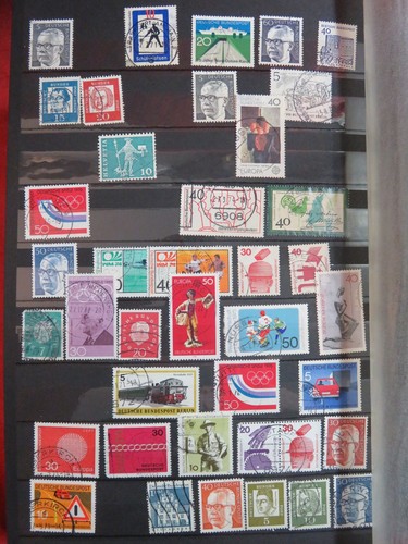 Briefmarken Album,28 Seiten,mit ca.265 Marken/7 Erstagsbriefe, - Bild 10 von 24