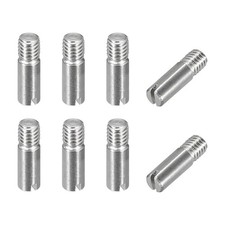 8Pcs M3 x 10mm Slotted Cylindrical Pin 304 Stainless Steel Dowel Locating Pin