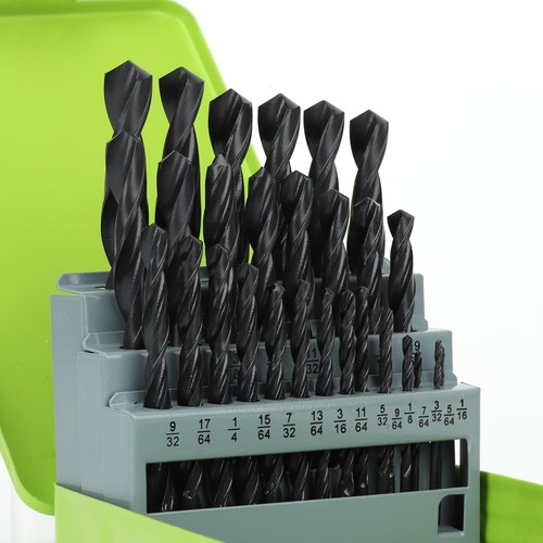YOUGFIN Bohrer, 29-teiliges Schnellarbeitsstahlbohrer-Set, Spiral Jobber Le...