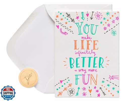 Papyrus Valentines Day Card for Friend (Having You In My Life) - Picture 1 of 5