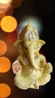 3" Lord Ganesh Ganesha Idol Resin Car Dashboard Home Office Good Luck Xmas Gifts
