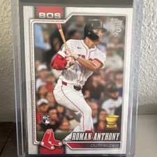 Topps 2026 Series 1 Roman Anthony Boston Red Sox #189 Rookie Variation