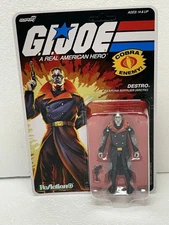 💥Super7 Gi Joe Reaction+ O-Ring 3.75 inch Arctic Destro Sealed Unpunched MOC