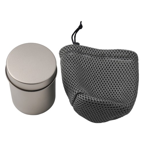Moisture & Dirt Protection with 280ml Titanium Tea Tin for Coffee Bean Storage - Bild 13 von 19