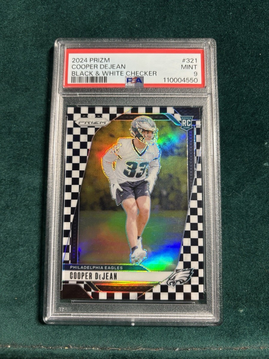 2024 Panini Prizm - Rookies Cooper DeJean #321 Black & White