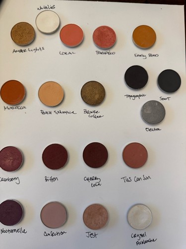 19 Colors Include MAC 30 Compact Eye Shadow Concealer Magnetic Palette Pan Case - Picture 10 of 13