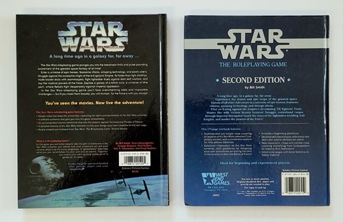 STAR WARS RPG (×2) West End Games 2nd Edition HC Books 1996 #40120 + 1994 #40055 - Picture 2 of 21