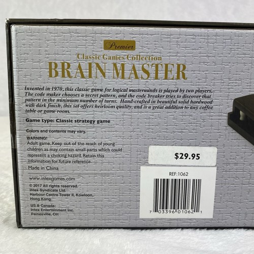 Classic Games Collection Brain Master Hartholz Strategiespiel 1062 - NEU 2017 - Bild 6 von 7