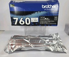 Brother TN-760 Genuine High Yield Black Toner Cartridge for Laser Printers