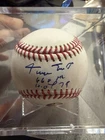 Willie Mays Autographed Rawlings Baseball and Inscription with COA