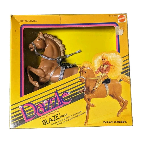 Vintage MIB  1981 DAZZLE DOLLS BLAZE HORSE by MATTEL - Picture 1 of 3