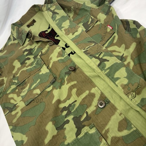 SSDD FUCT Camo Jacket 90s Streetwear Indie Grunge Skater Military Utility Punk L - Picture 9 of 13