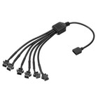 5V 3Pin Splitter Cable, Power Cord with 1 to 6 ARGB SM Female Extension Cable