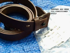 German K98k style side sling repro conditioned premium leather supple and usable