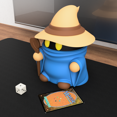 #ad Black Mage Deck Box MTG Final Fantasy theme Magetic Lids FREE SHIPPING $25.49