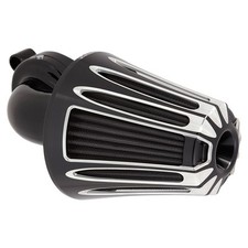 Arlen Ness Monster Sucker Air Cleaner Kit with Cover - Deep Cut - Black - 81004