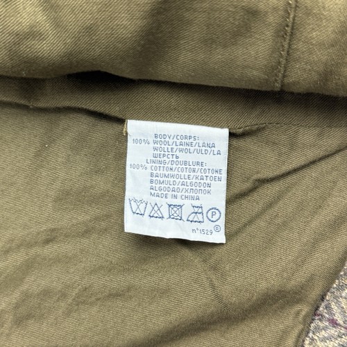 Polo Ralph Lauren Blazer Herren Large Grün Kariert Fischgrät Tweed Wolljacke - Bild 15 von 19