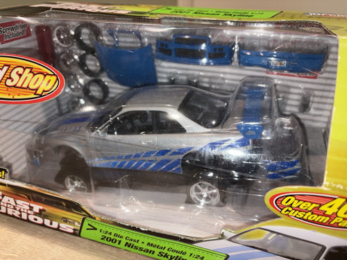 1-24 JoyRide ERTL Fast Furious Speed Shop Nissan Skyline R34 GTR, RARE - Picture 2 of 6