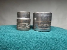 Vintage S-K Tools 3/8" Drive sockets 45114-7/16" & 45120-5/8" USA Tools