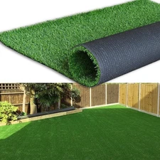 ​​Artificial Grass Turf,0.8" Fake Grass for Garden Patio–Multi-Size Options​​