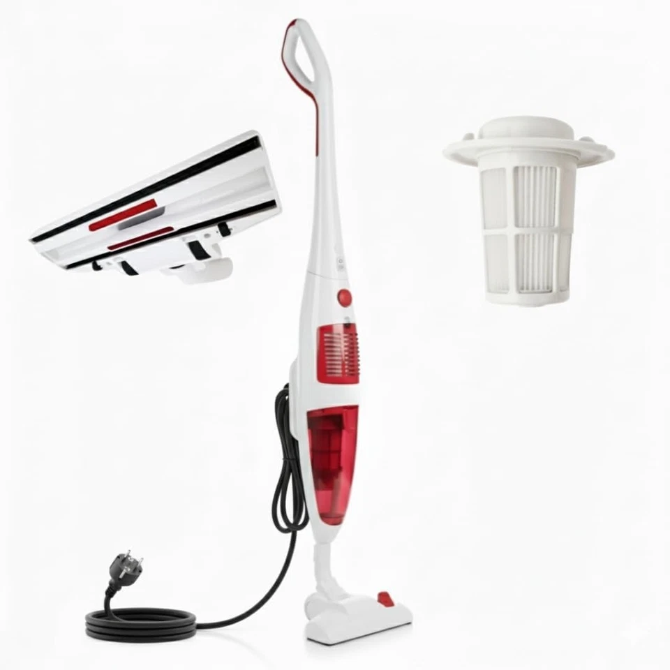 MAKA CLEAN Scopa Elettrica Aspirapolvere 600W 1400W Senza Sacco con Filtro Ciclonico