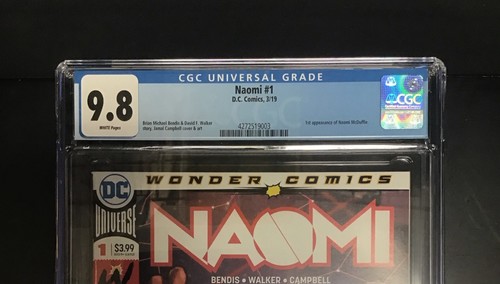Naomi #1 CGC 9.8 DC 2019 1st appearance of Naomi McDuffie Wonder Comics NM MINT - Picture 2 of 3